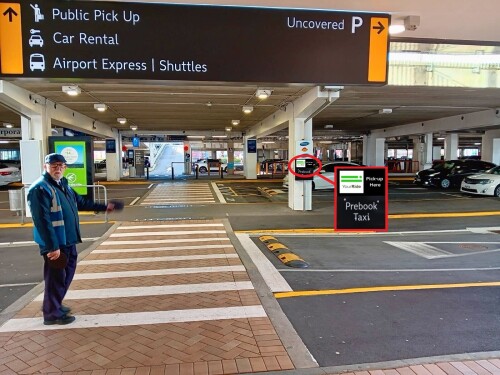 Wellington Airport Taxi Pickup Zone